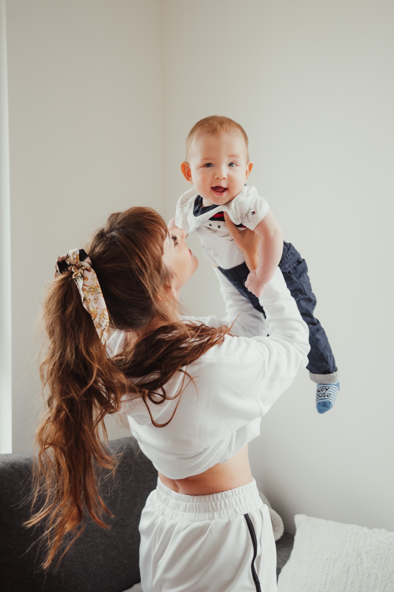 Mom and son